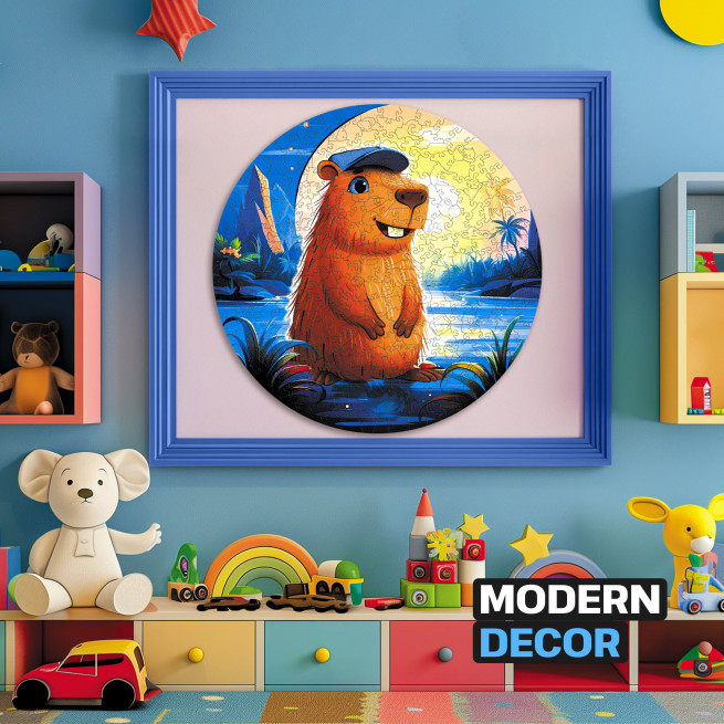 Images and photos of Capybara Puzzle 300 pieces. ESC WELT.