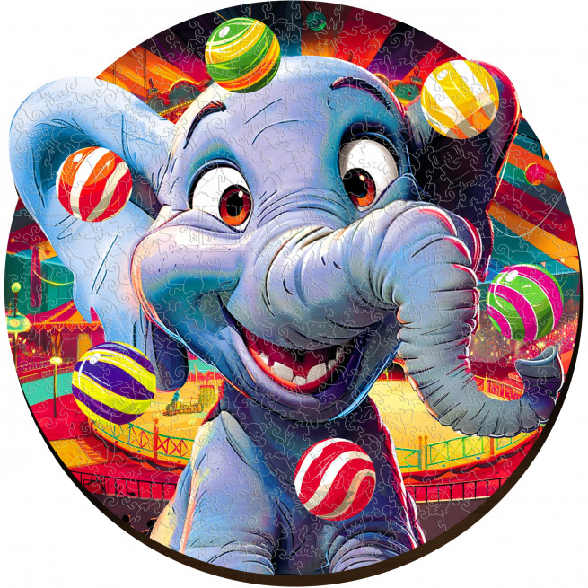 Images and photos of Funny Elephant Puzzle 300 pieces. ESC WELT.