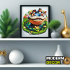 Images and photos of Funny Hippo Puzzle 500 pieces. ESC WELT.