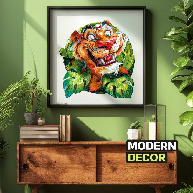 Images and photos of Funny Tiger Puzzle 300 pieces. ESC WELT.
