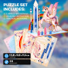 Images and photos of Fantasy Trio 3D Puzzle Kit. ESC WELT.