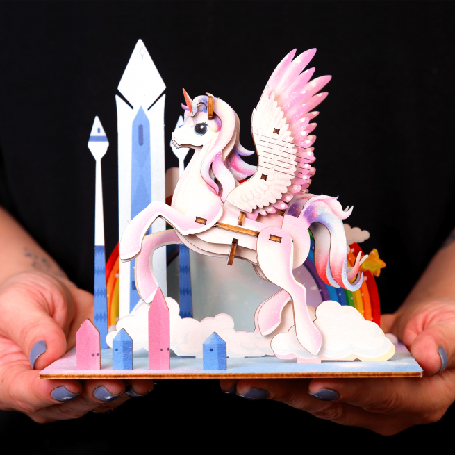 Images and photos of Fantasy Trio 3D Puzzle Kit. ESC WELT.