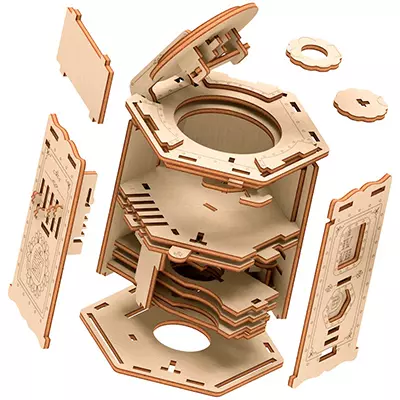 3D Puzzle Game Fort Knox Box Pro