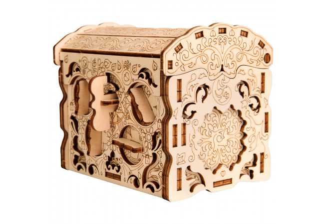 Buy Wooden Secret TREASURE BOX, 3D PUZZLE KIT FOR SELF-ASSEMBLY - £29,90.  Best Wooden and Escape puzzles from ESC WELT