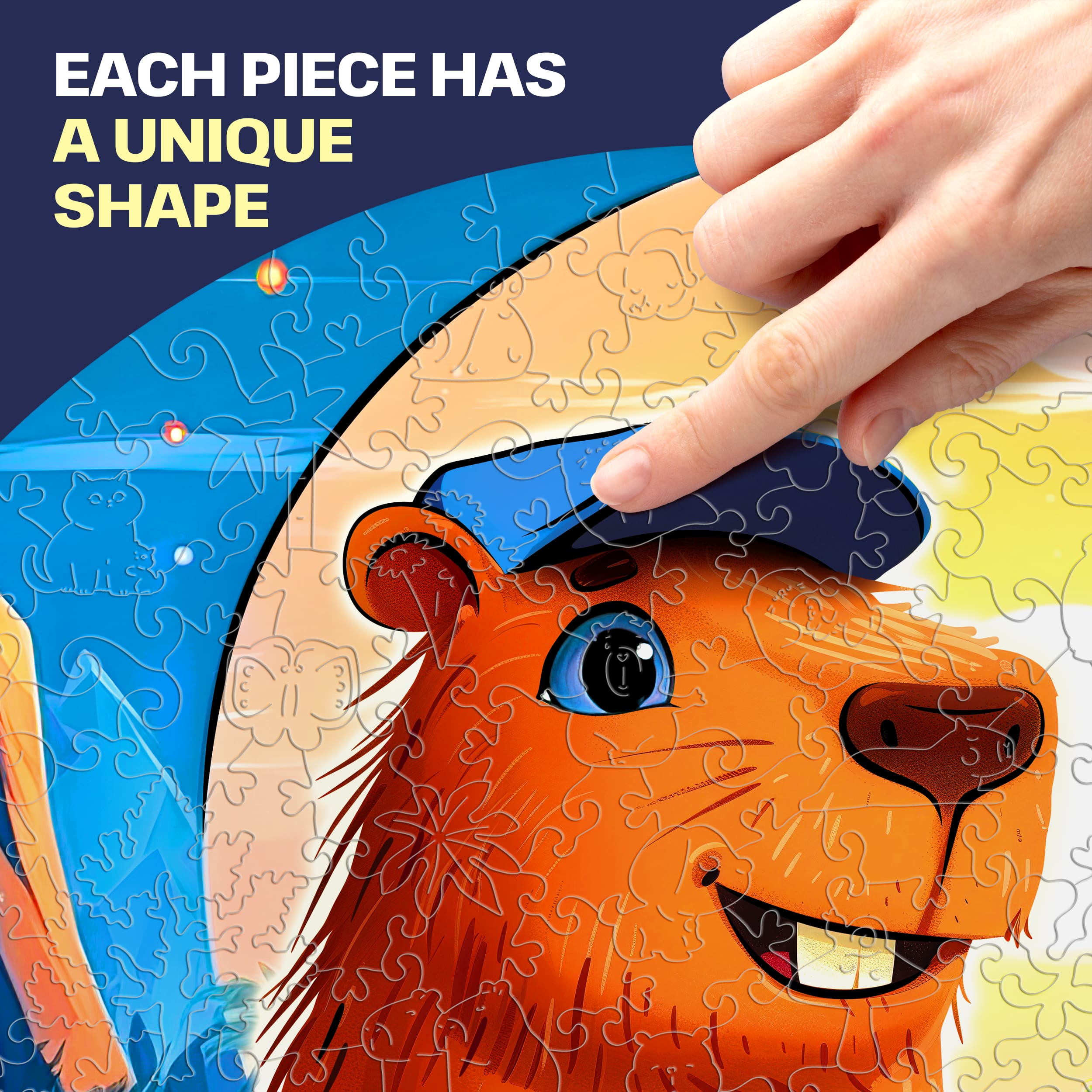 Images and photos of Capybara Puzzle 200 pieces. ESC WELT.