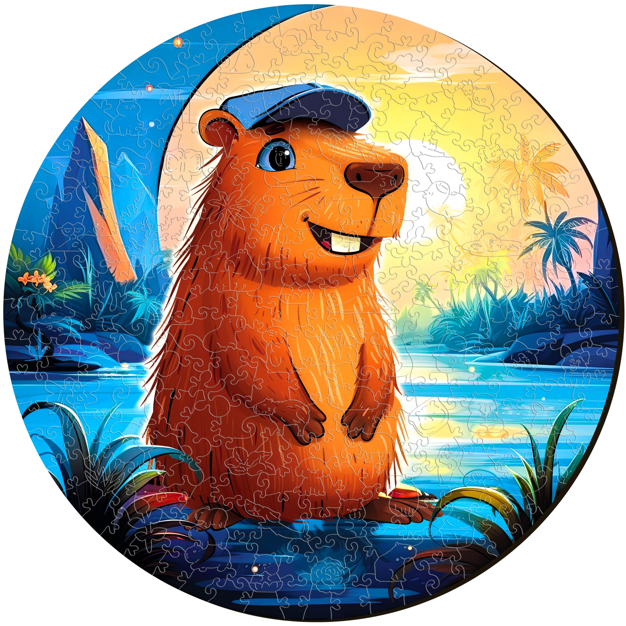 Images and photos of Capybara Puzzle 200 pieces. ESC WELT.