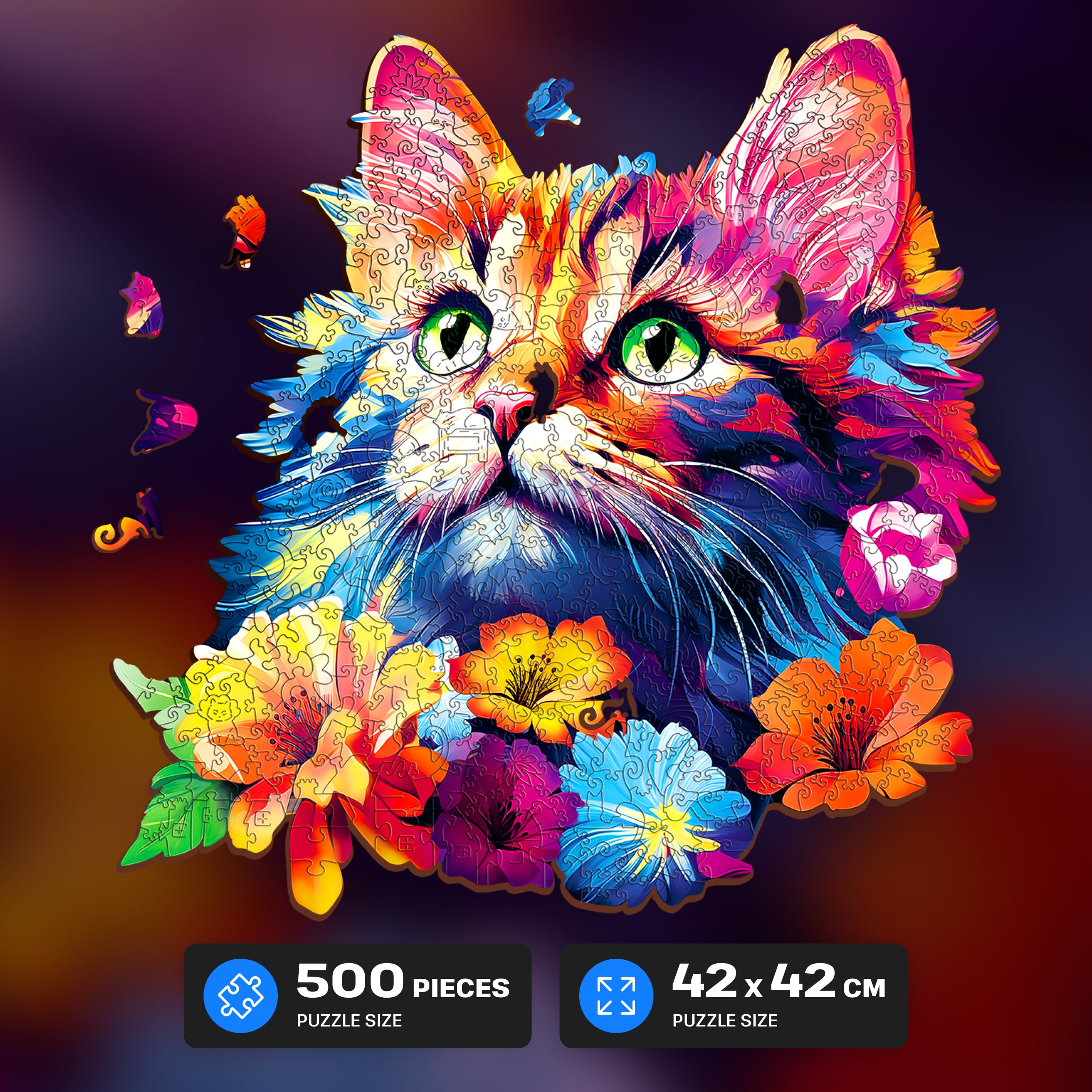 Images and photos of Cat puzzle 500 pieces. ESC WELT.