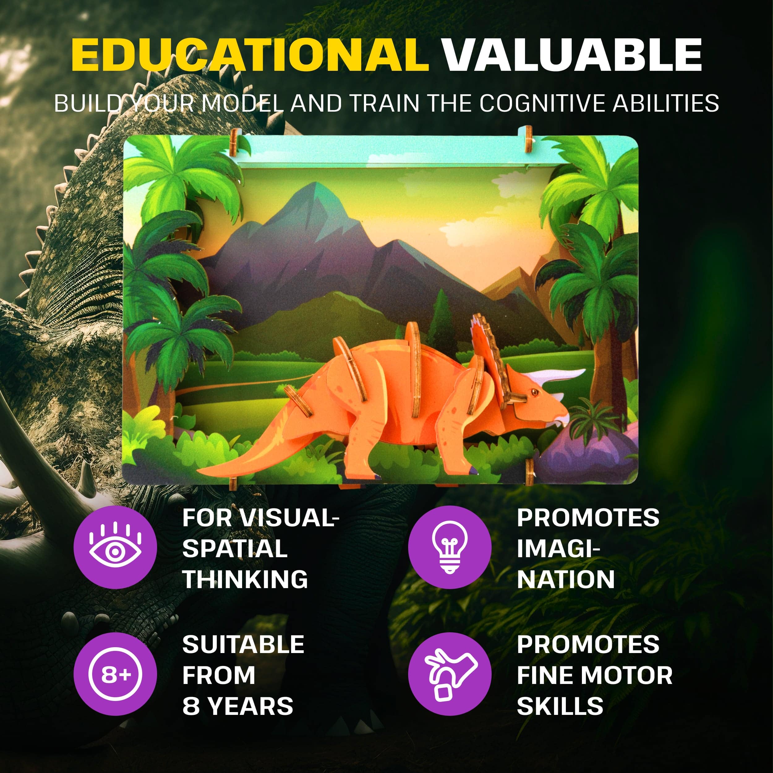 Images and photos of Dino Discovery 3D Puzzle Kit. ESC WELT.