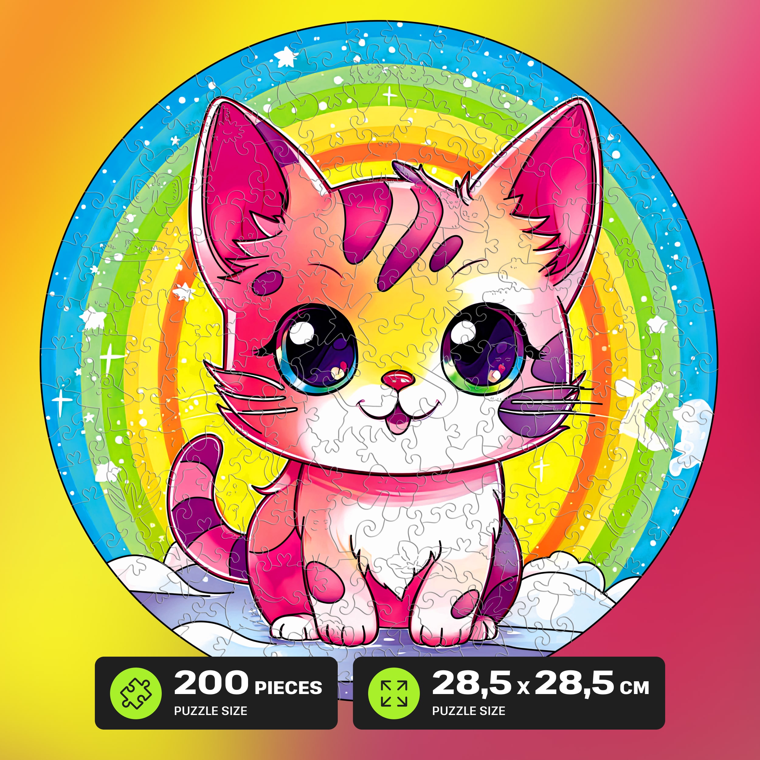 Images and photos of Kitten Puzzle 200 pieces. ESC WELT.