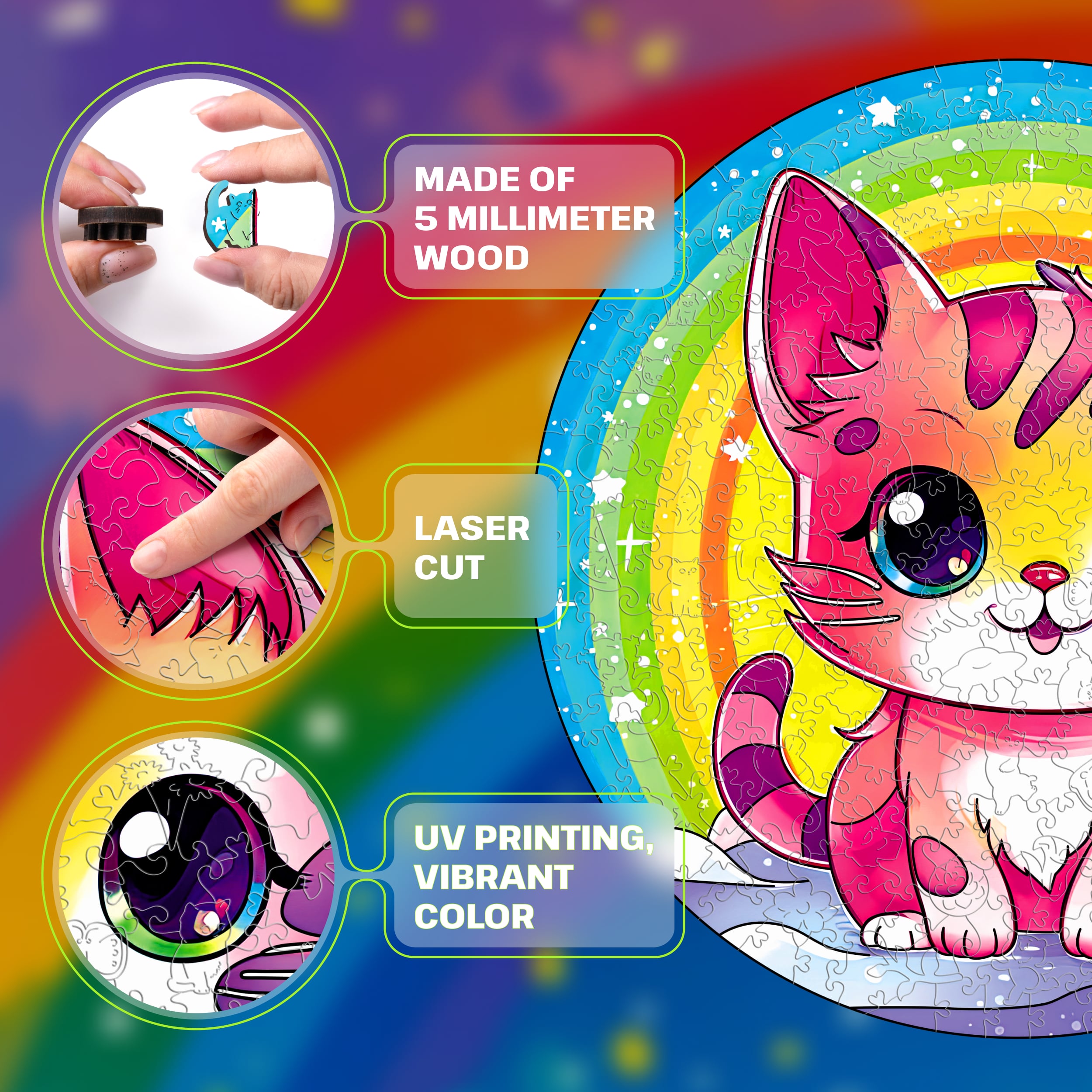 Images and photos of Kitten Puzzle 300 pieces. ESC WELT.